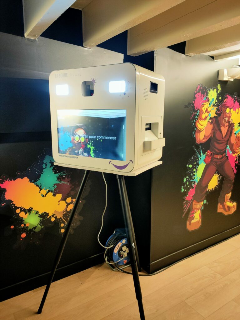 animation photo borne photomaton entreprise Lyon