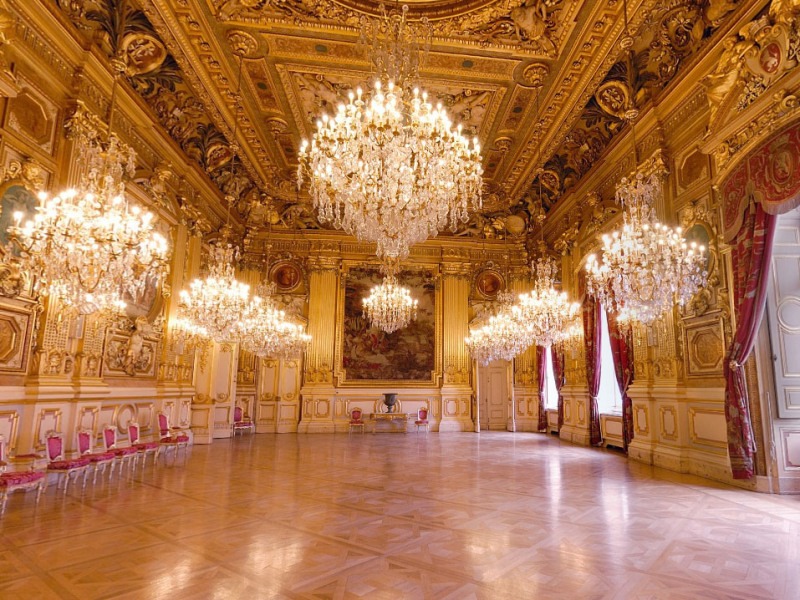 Salon de l'hotel de ville à lyon pour soirée ou journée d'événementiel