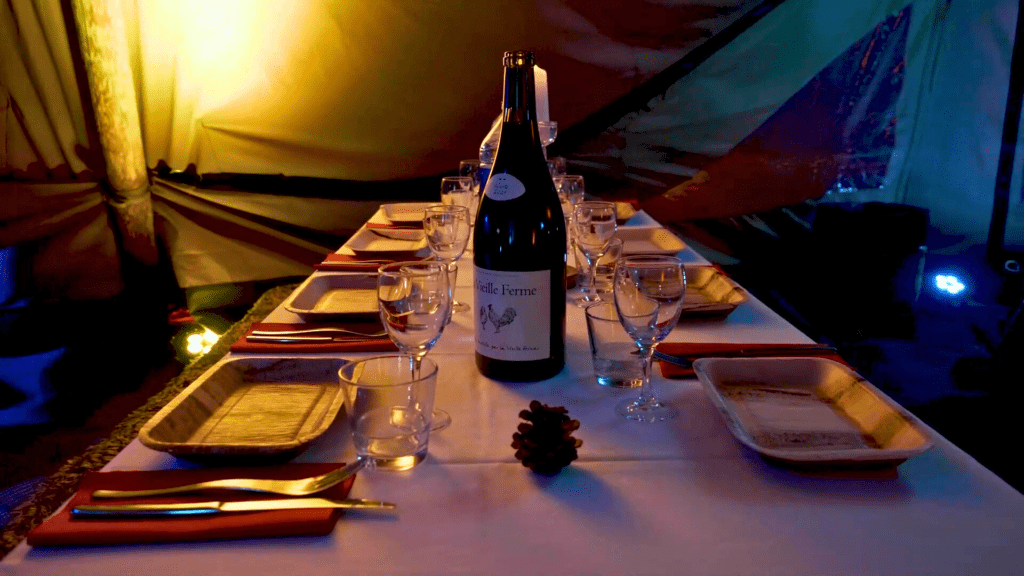 Anniversaire entreprise expérience tipi montagne 2