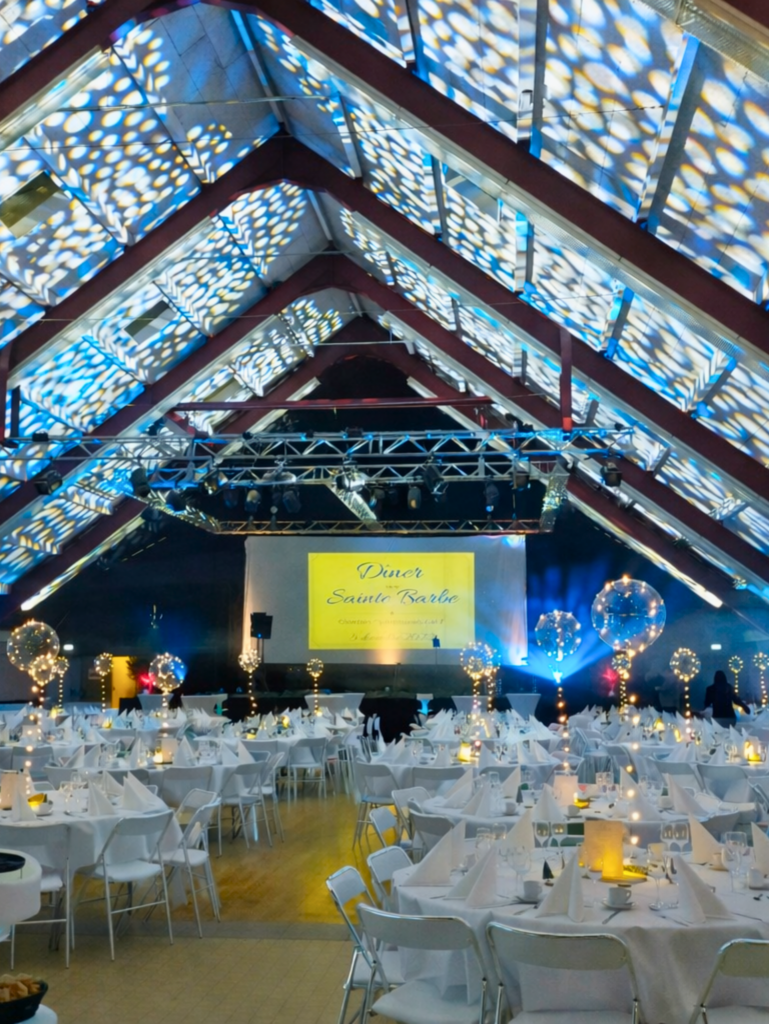 Dîner d'entreprise Scénographie nuit étoilée