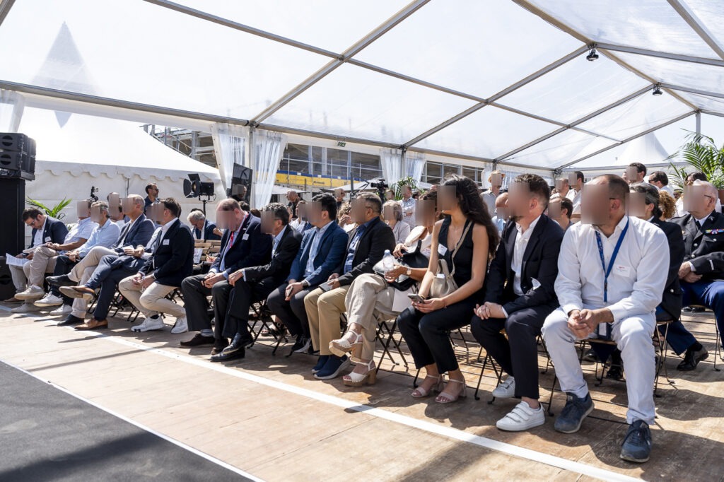 Pose de première pierre Lyon 1