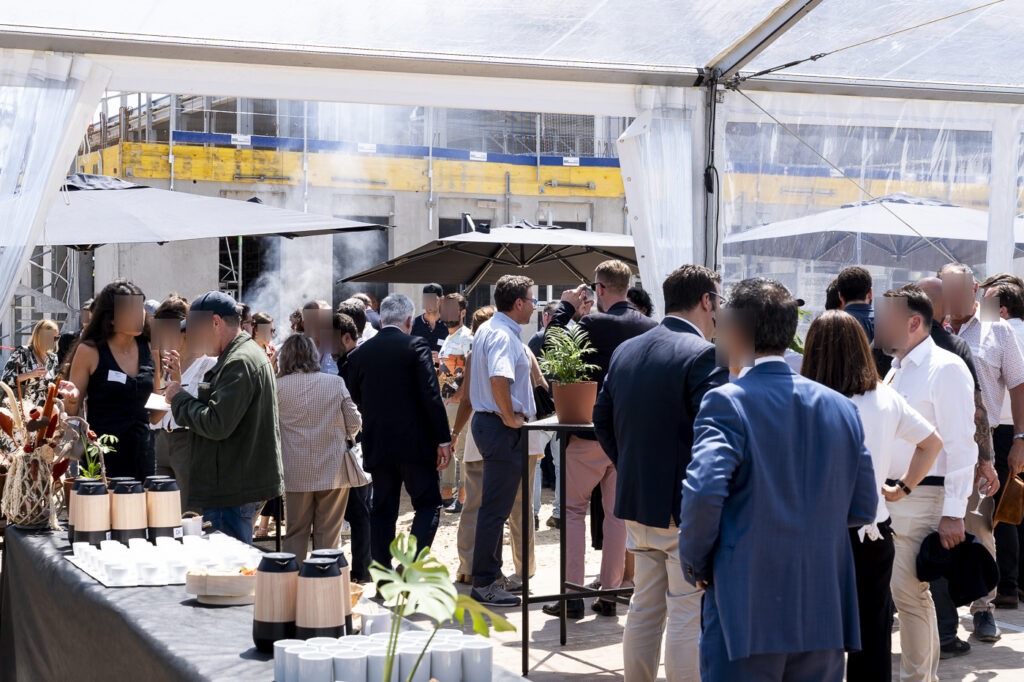 Pose de première pierre Lyon 5