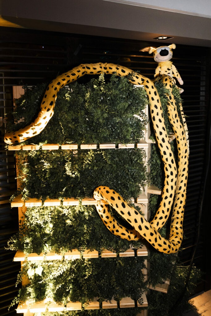 Scénographie theme Marsupilami anniversaire entreprise Champagne